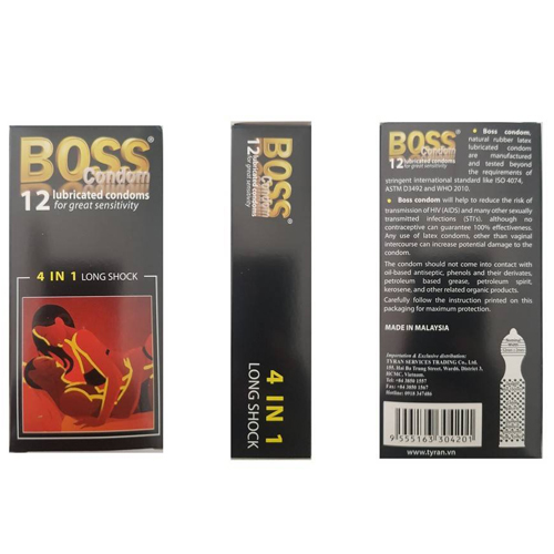 Bao cao su Boss 4 in 1