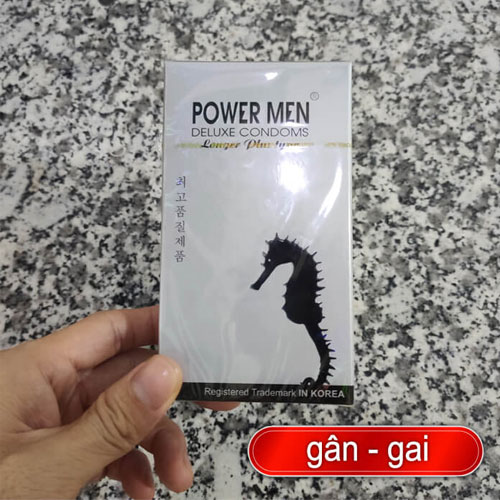 Bao cao su Power Men Cá Ngựa Bạc