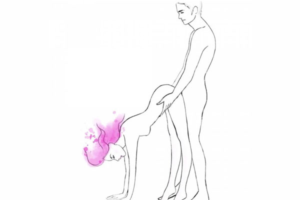 Tư thế quan hệ đứng gập Tư thế quan hệ đứng gập