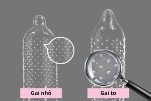 Bao cao su gai được thiết kế đặc biệt giúp tăng khoái cảm khi quan hệ